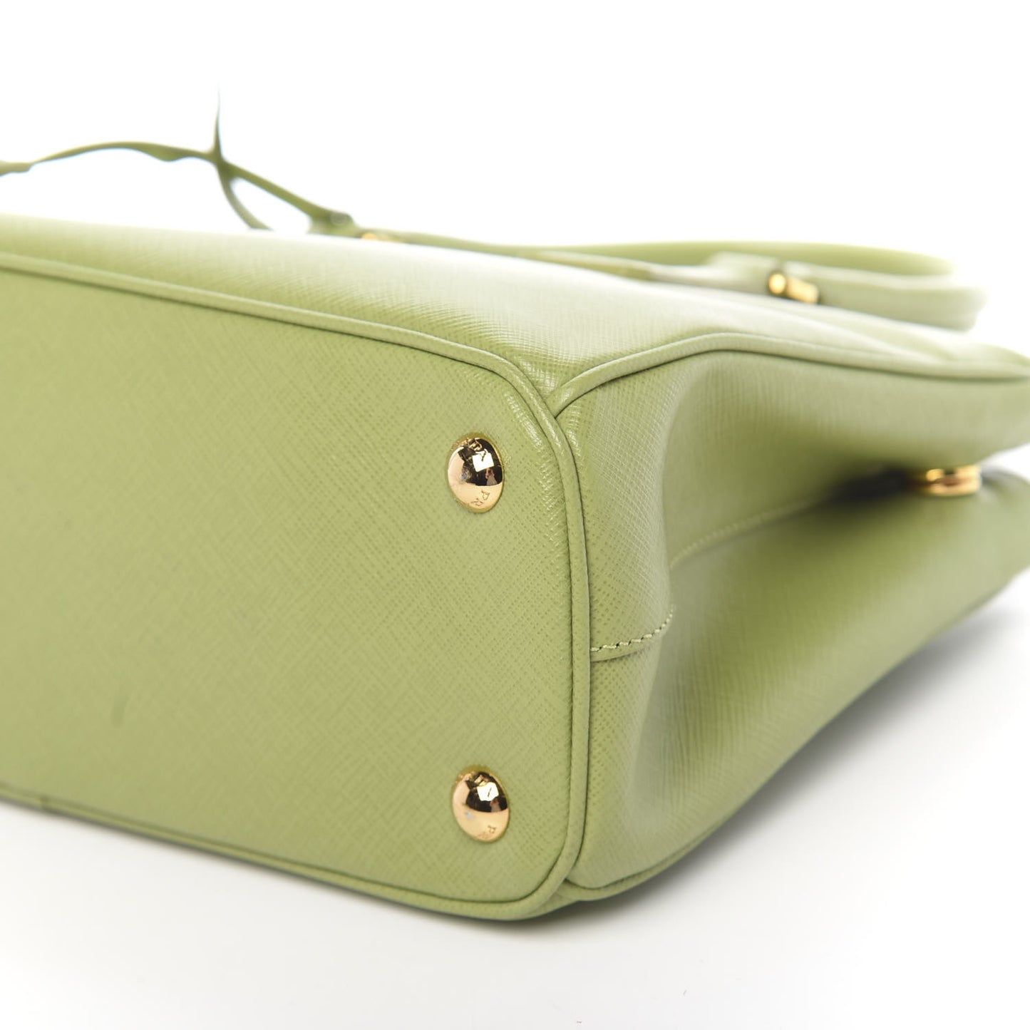 Saffiano Lux Mini Galleria Double Zip Tote Prato