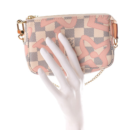 Louis Vuitton Damier Azur Tahitienne Mini Pochette Accessories 2 of 13