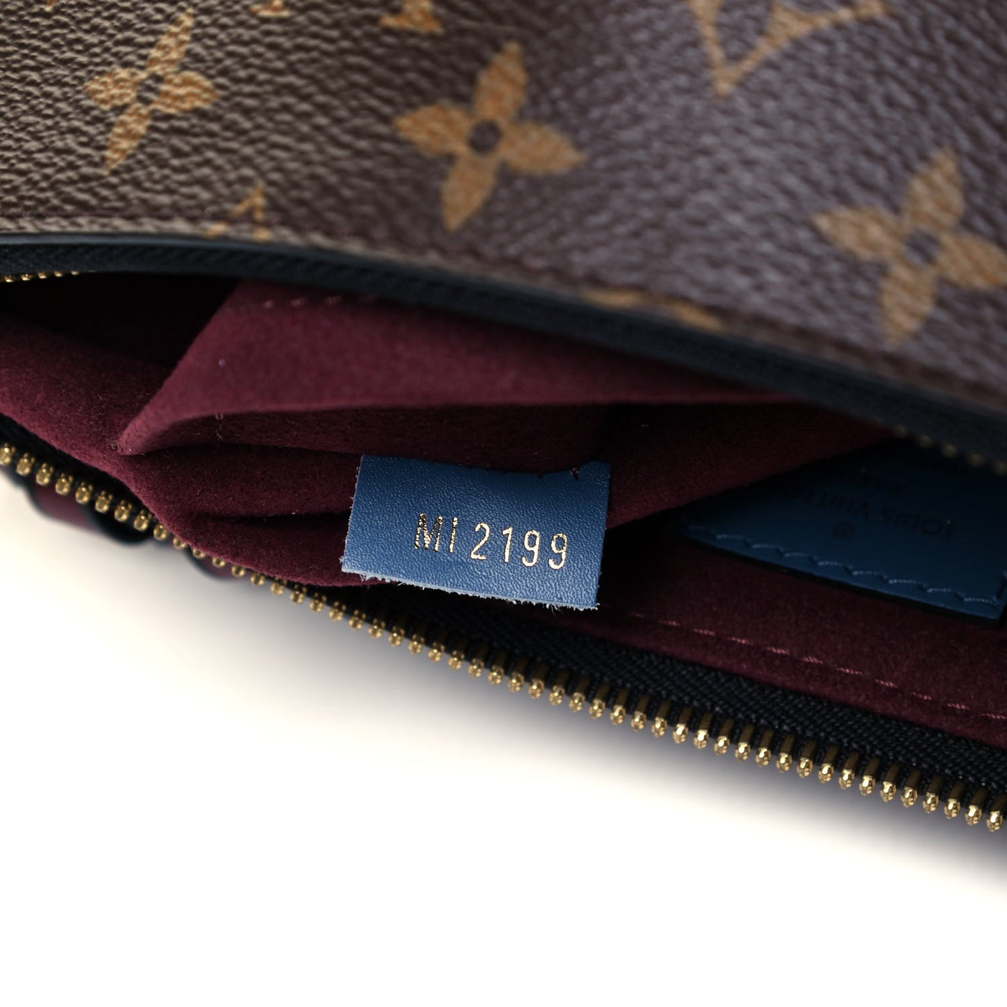 Monogram Beaubourg Hobo Mini Bordeaux Red Peach Safran Blue Jean Blue