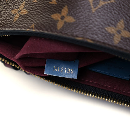 Louis Vuitton Monogram Beaubourg Hobo Mini Bordeaux Red Peach Safran Blue Jean Blue 10 of 10