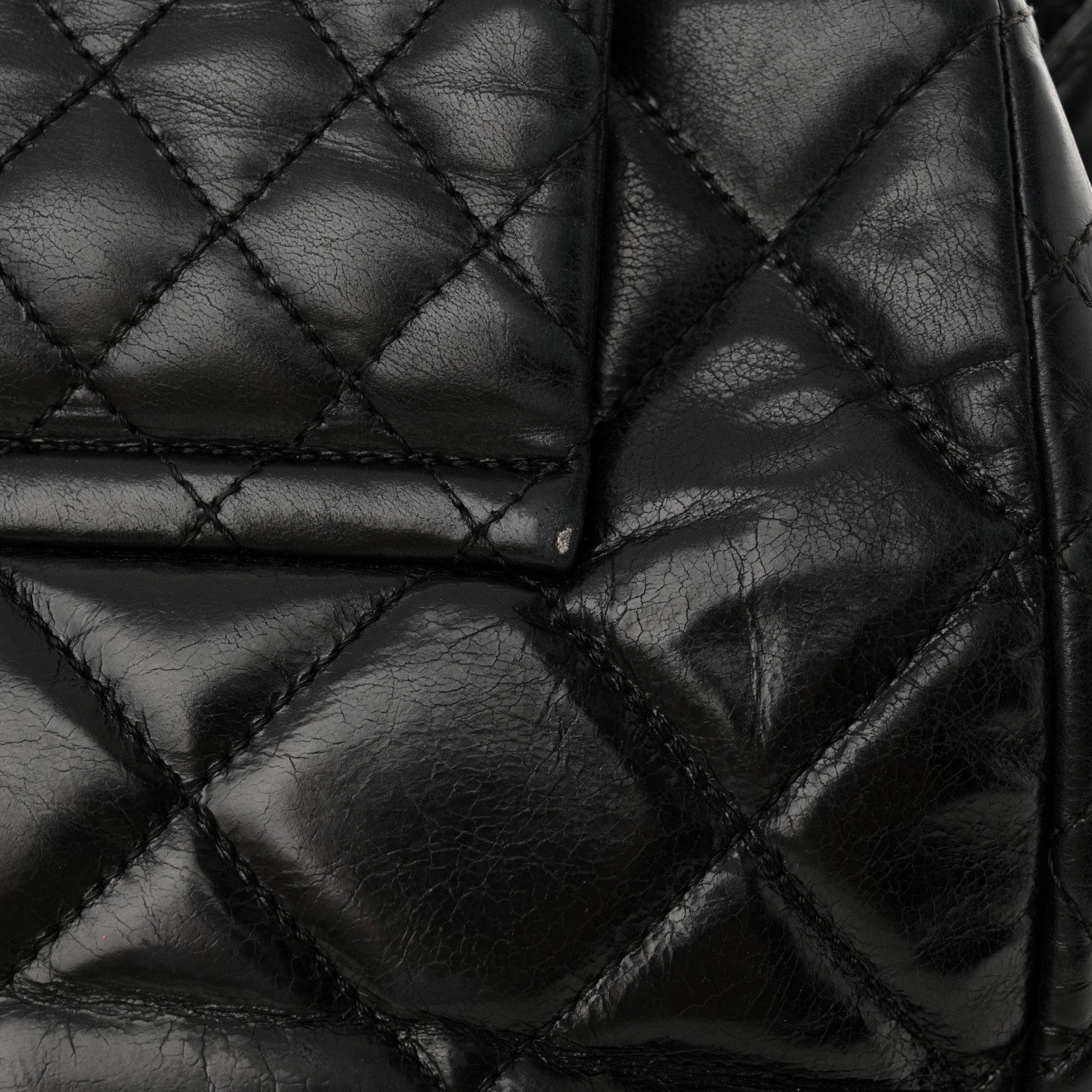 Chanel Glazed Calfskin Quilted Medium Daily Walk Flap Black 16 of 16