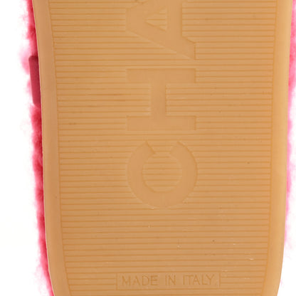 Chanel Cord Lambskin Quilted Logo Sandals 39 Pink 8 of 12