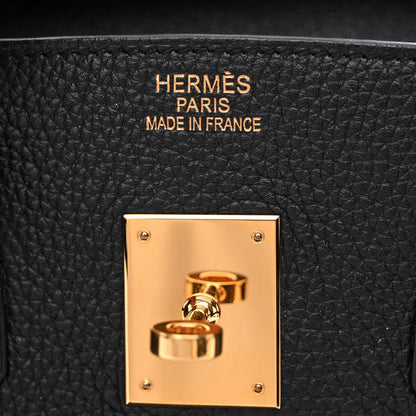 Hermes Togo Birkin 35 Black 6 of 12