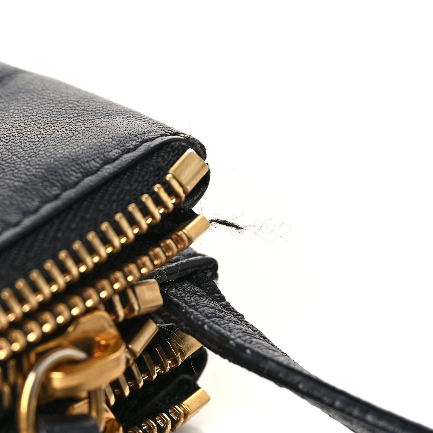 Lambskin Large Trio Crossbody Bag Black