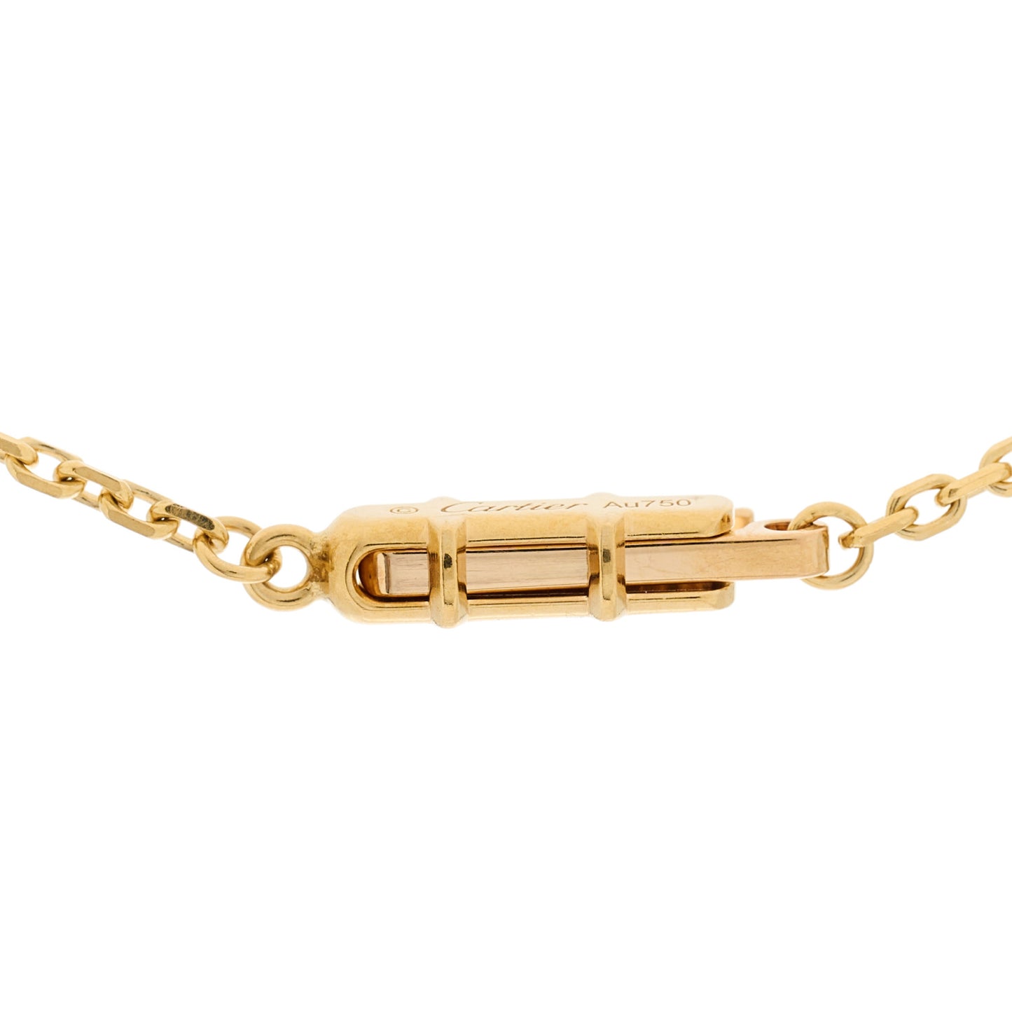 18K Yellow Gold Diamond Hearts And Symbols Pendant Necklace