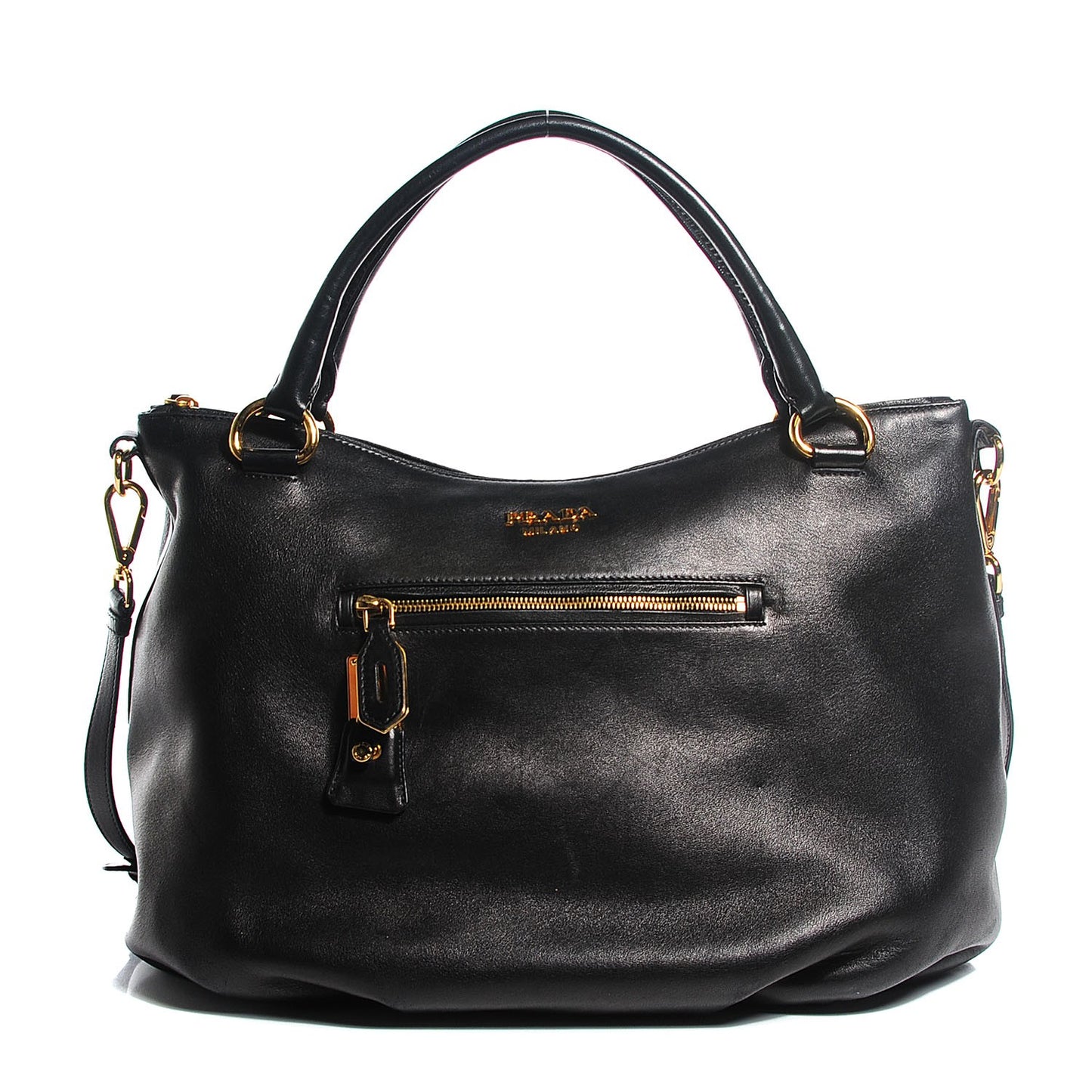 Nappa Shoulder Bag Nero Black