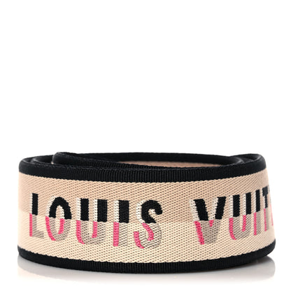 Louis Vuitton Jacquard Speedy Bandouliere 20 Shoulder Strap Black 2 of 3