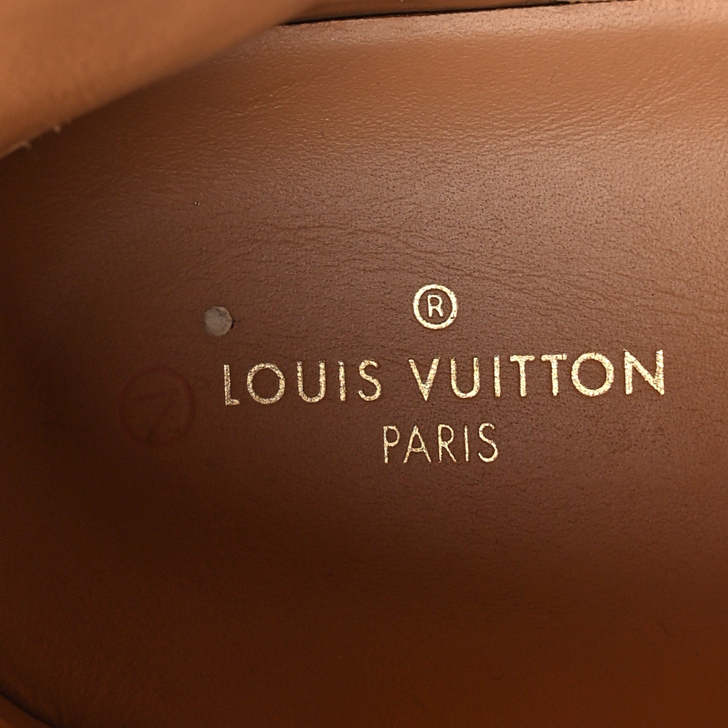 Louis Vuitton LOUIS VUITTON Calfskin Monogram Rivoli High Top Sneakers 9 Orange 8 of 12