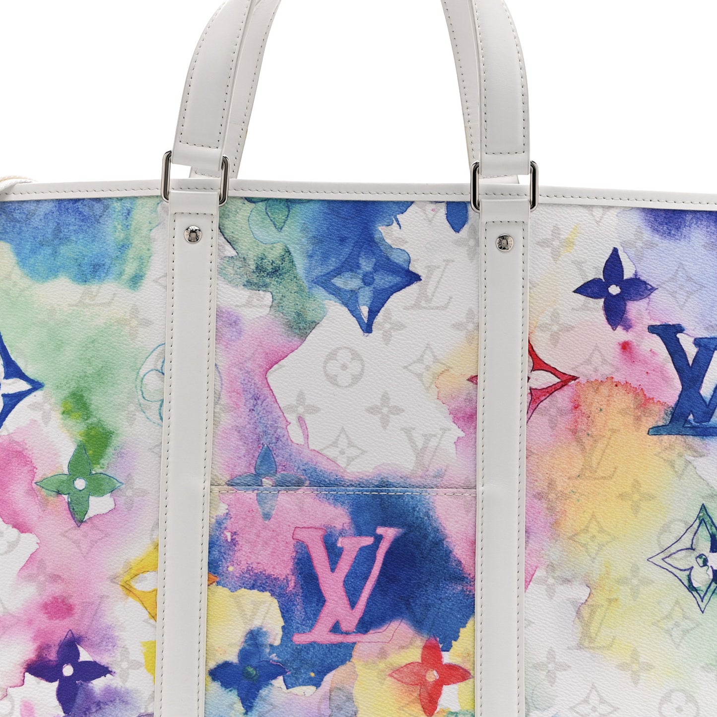 Monogram Watercolor New Tote GM Multicolor