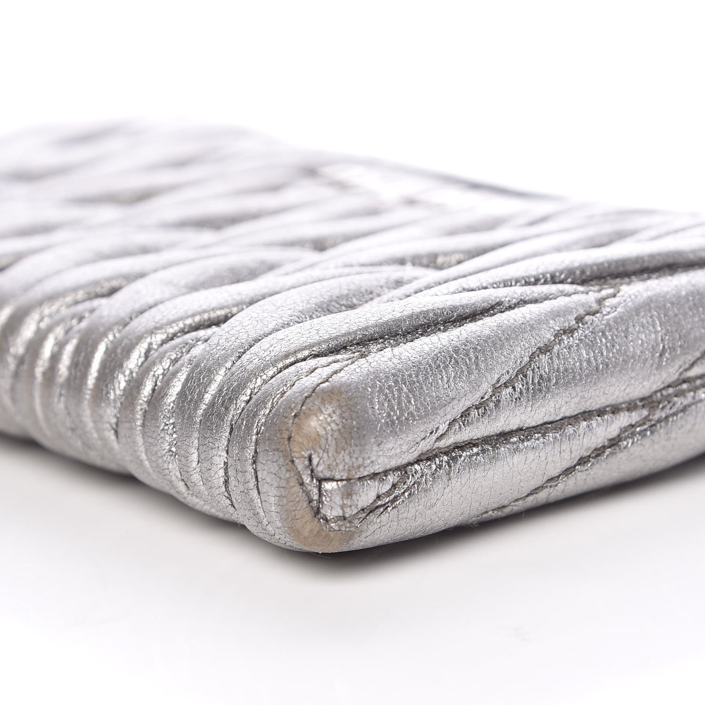 Nappa Matelasse Pouch Cromo