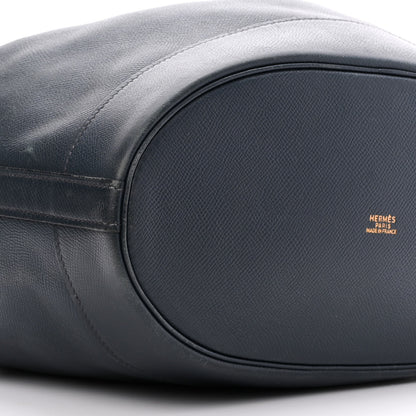 Hermes Courchevel Market 28 Bleu Indigo 9 of 14