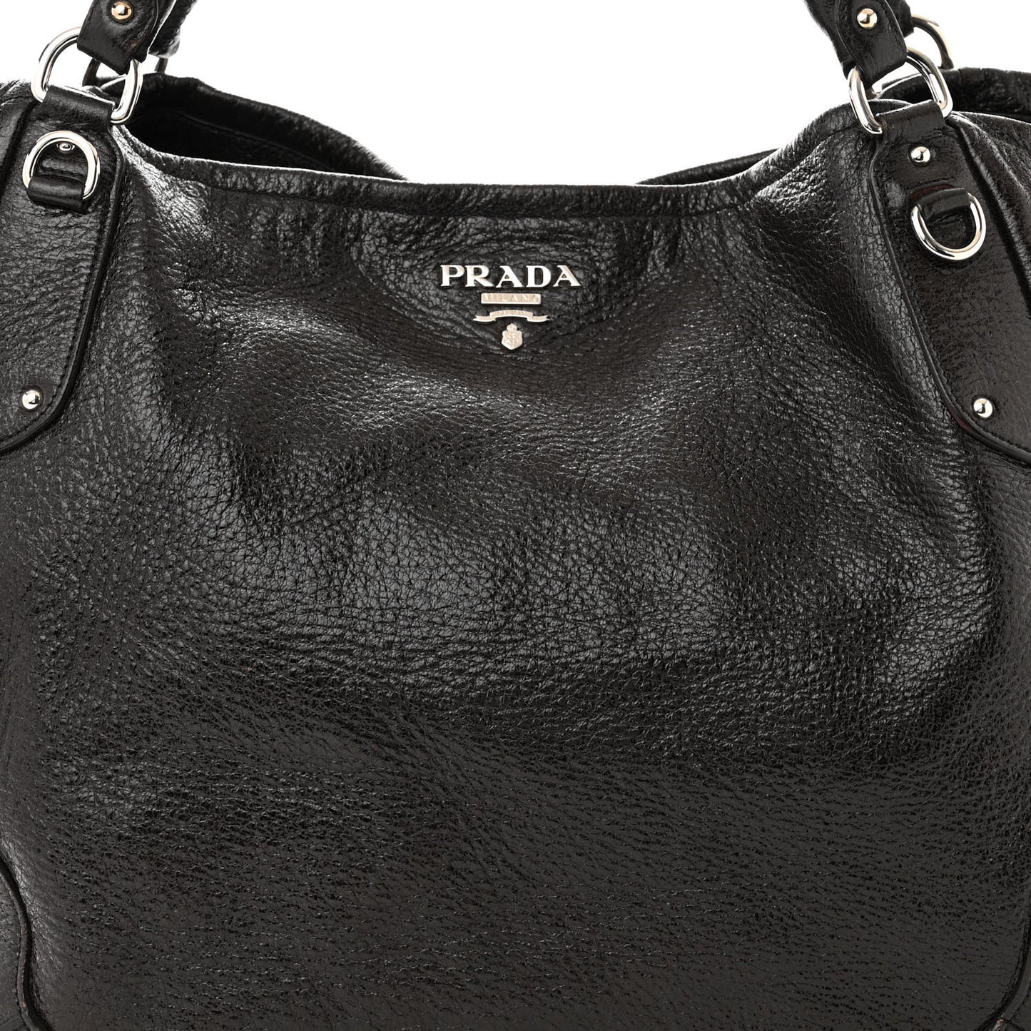 Cervo Lux Chain Shoulder Bag Ebano