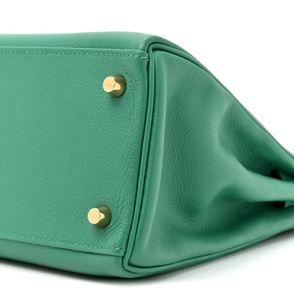 Hermes Swift Kelly Retourne 28 Vert Vertigo 9 of 12