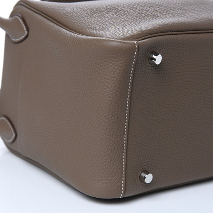 Hermes Taurillon Clemence Lindy 30 Etoupe 8 of 11