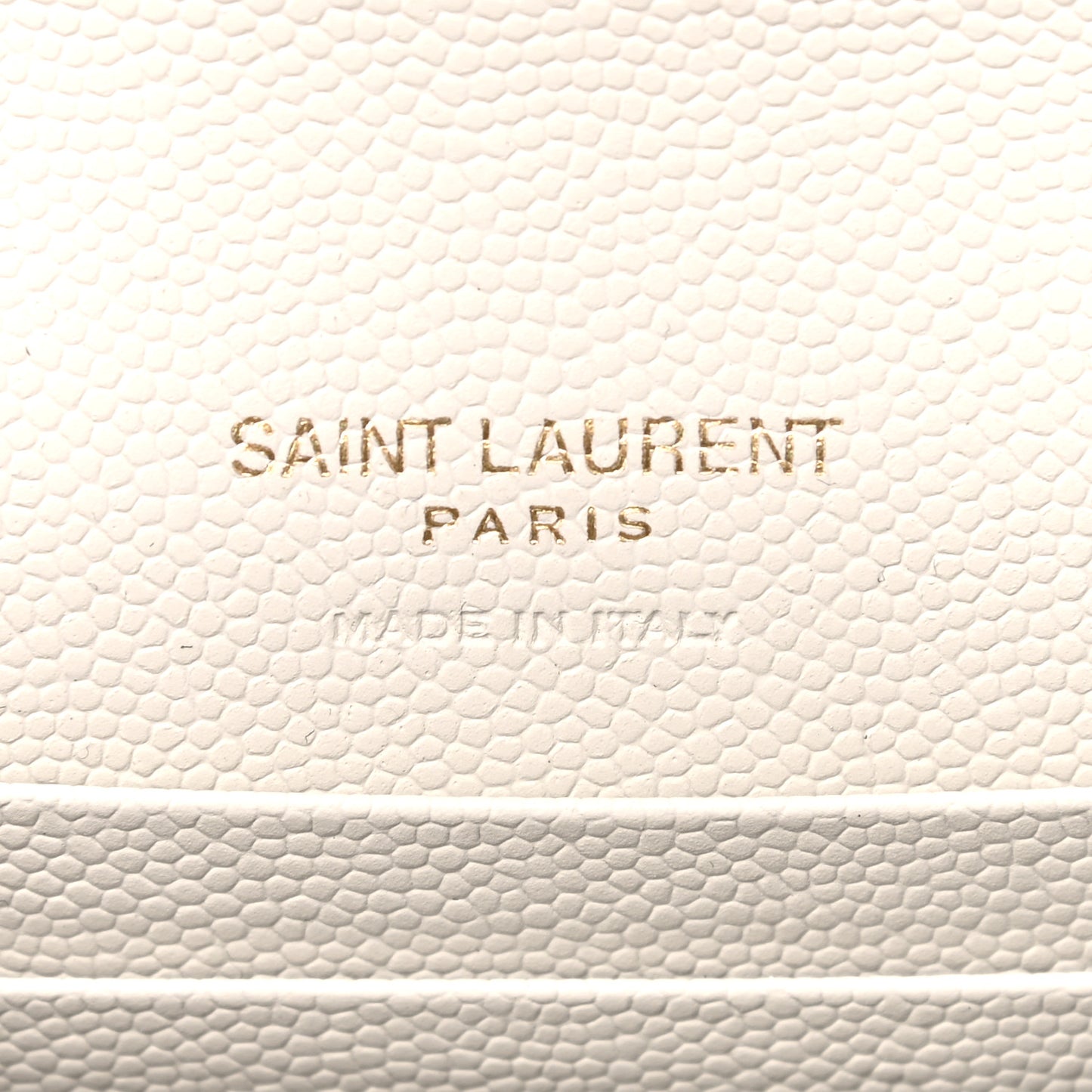 Grain De Poudre Textured Mixed Matelasse Triquilt Small Monogram Envelope Wallet Blanc Vintage