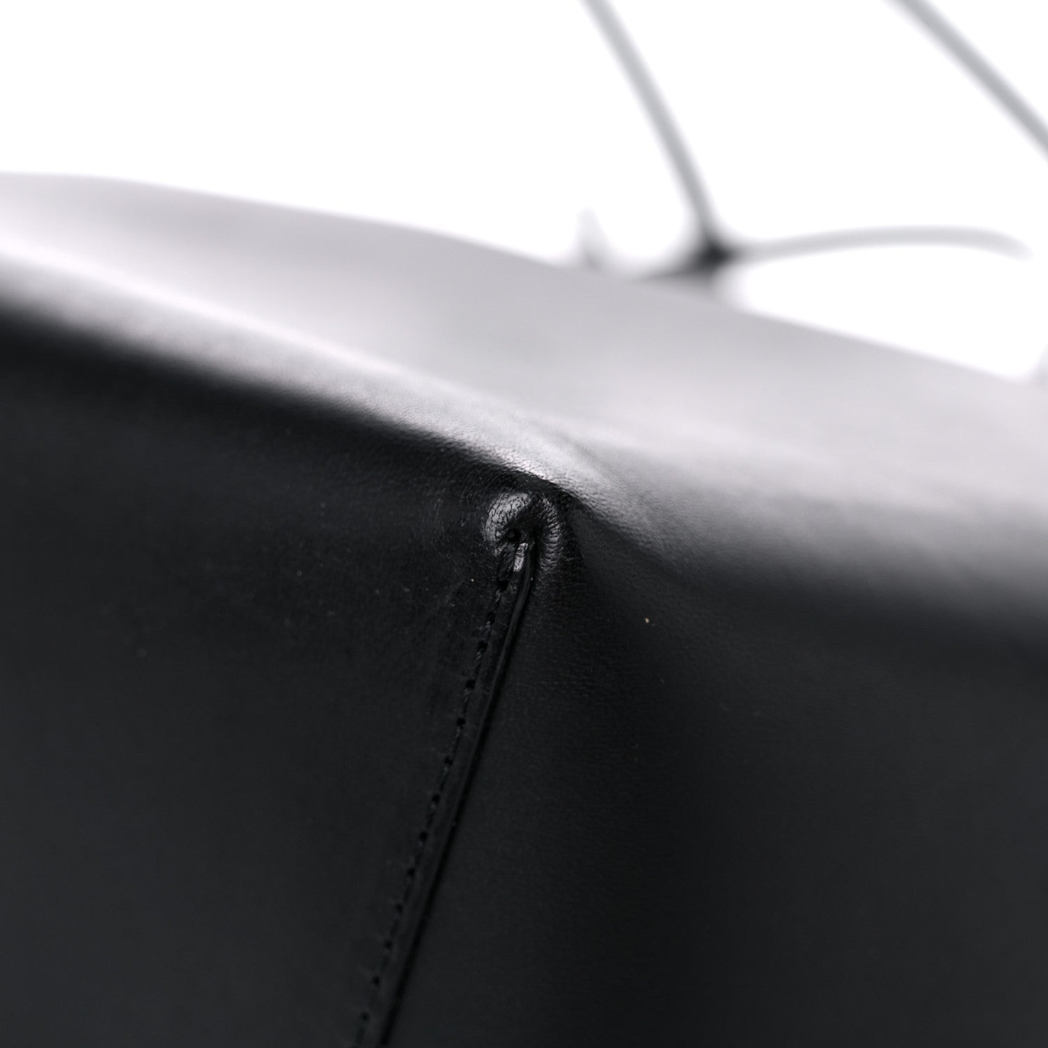 Mansur Gavriel Vegetable Tanned Calfskin Bucket Bag Black Royal 9 of 16