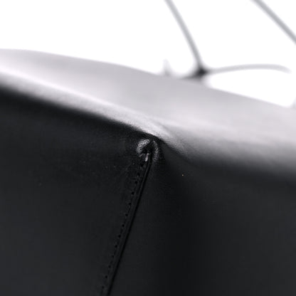 Mansur Gavriel Vegetable Tanned Calfskin Bucket Bag Black Royal 9 of 16