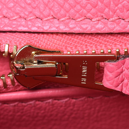 Hermes Epsom Kelly Sellier 25 Rose Azalee 19 of 33
