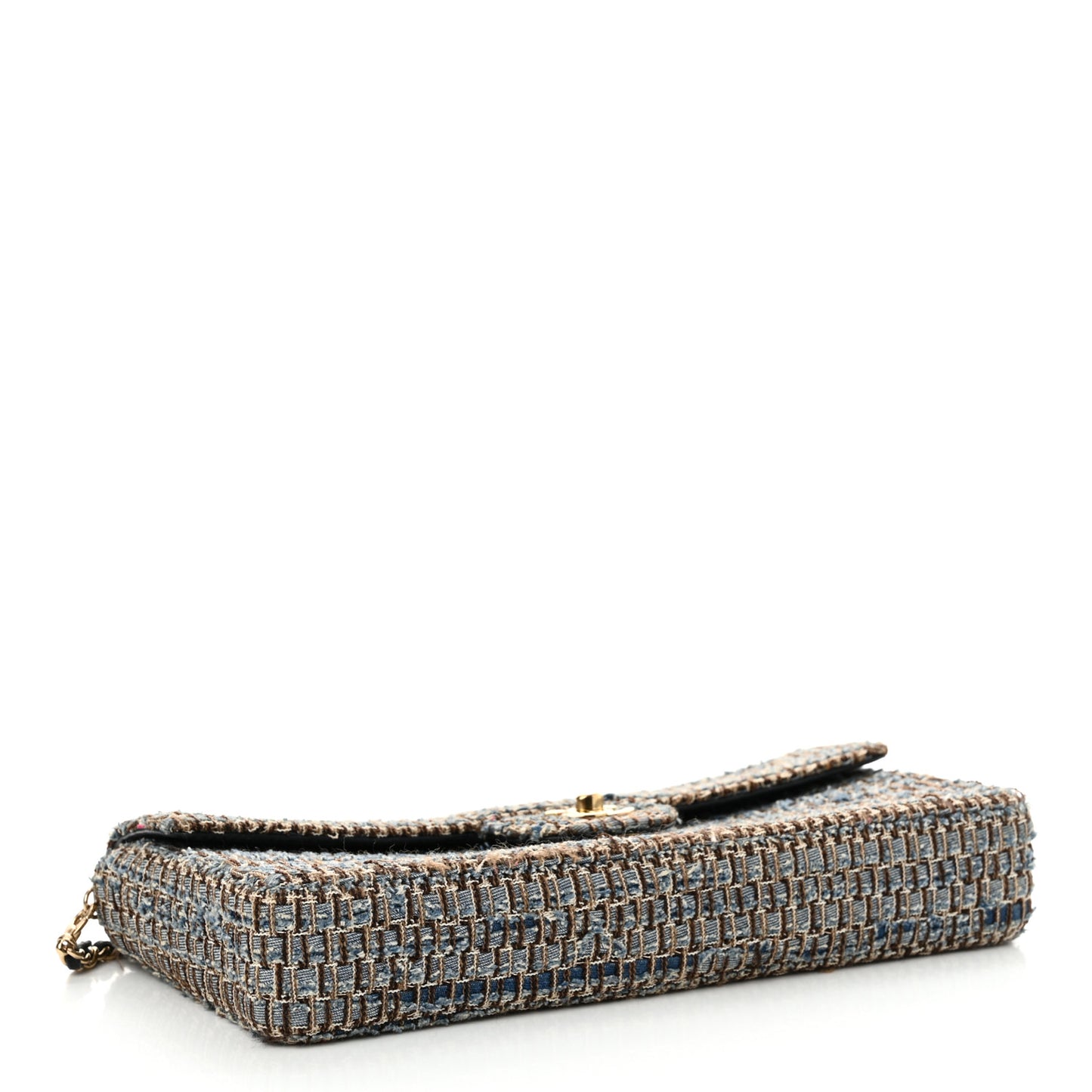 Tweed East West Flap Blue Multicolor