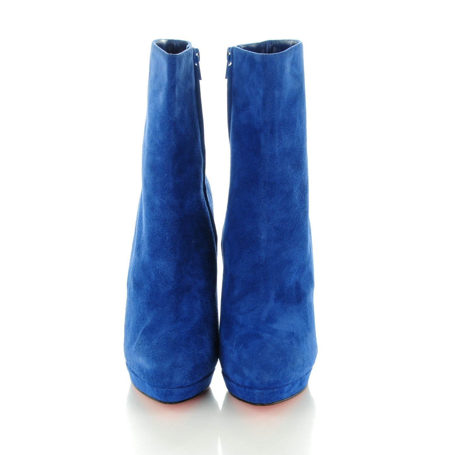 Suede Alti Booty 140 Ankle Boots 41 Blue