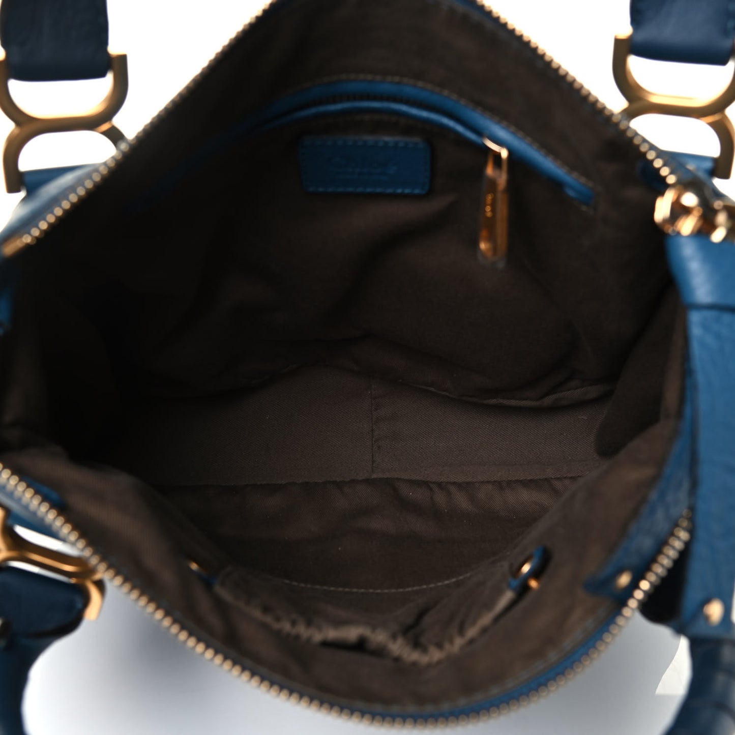 Calfskin Medium Marcie Satchel Factory Blue