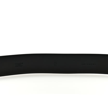 Chanel Calfskin Pearl Poured Glass CC Belt 75 30 Black 3 of 5