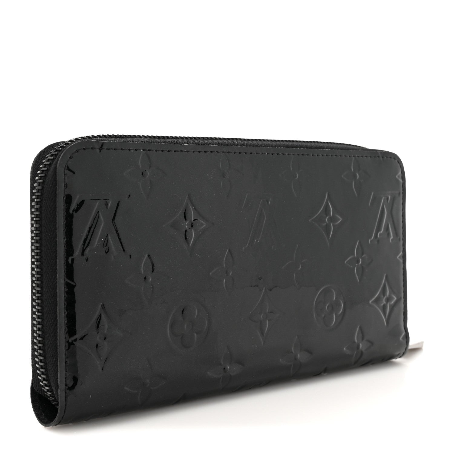 Louis Vuitton Vernis Zippy Wallet Noir Magnetique 3 of 8
