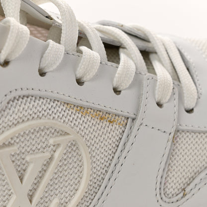 Louis Vuitton Calfskin Mesh Run Away Sneakers 37 White 10 of 10