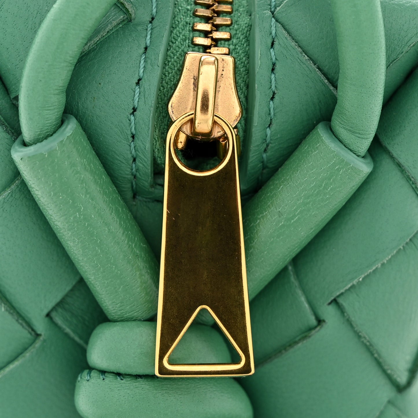 Nappa Intrecciato Candy Loop Camera Bag Mermaid