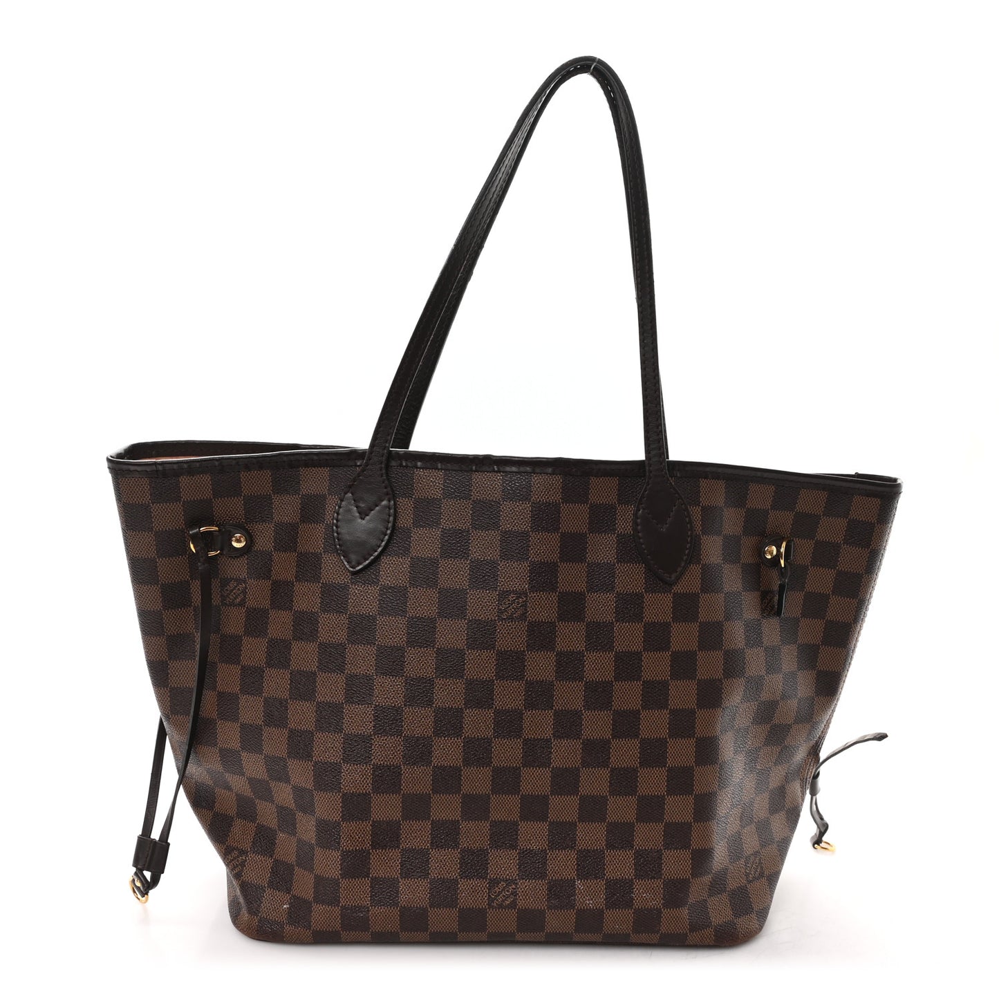 Damier Ebene Neo Neverfull MM Rose Ballerine