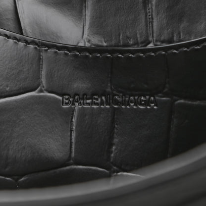 Balenciaga Semi Shiny Calfskin Crocodile Embossed Neo Classic Black Hardware S City Black 6 of 9
