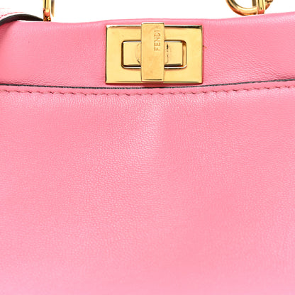 Fendi Shiny Nappa Micro Peekaboo Iconic Satchel Rosa Fluo 15 of 30