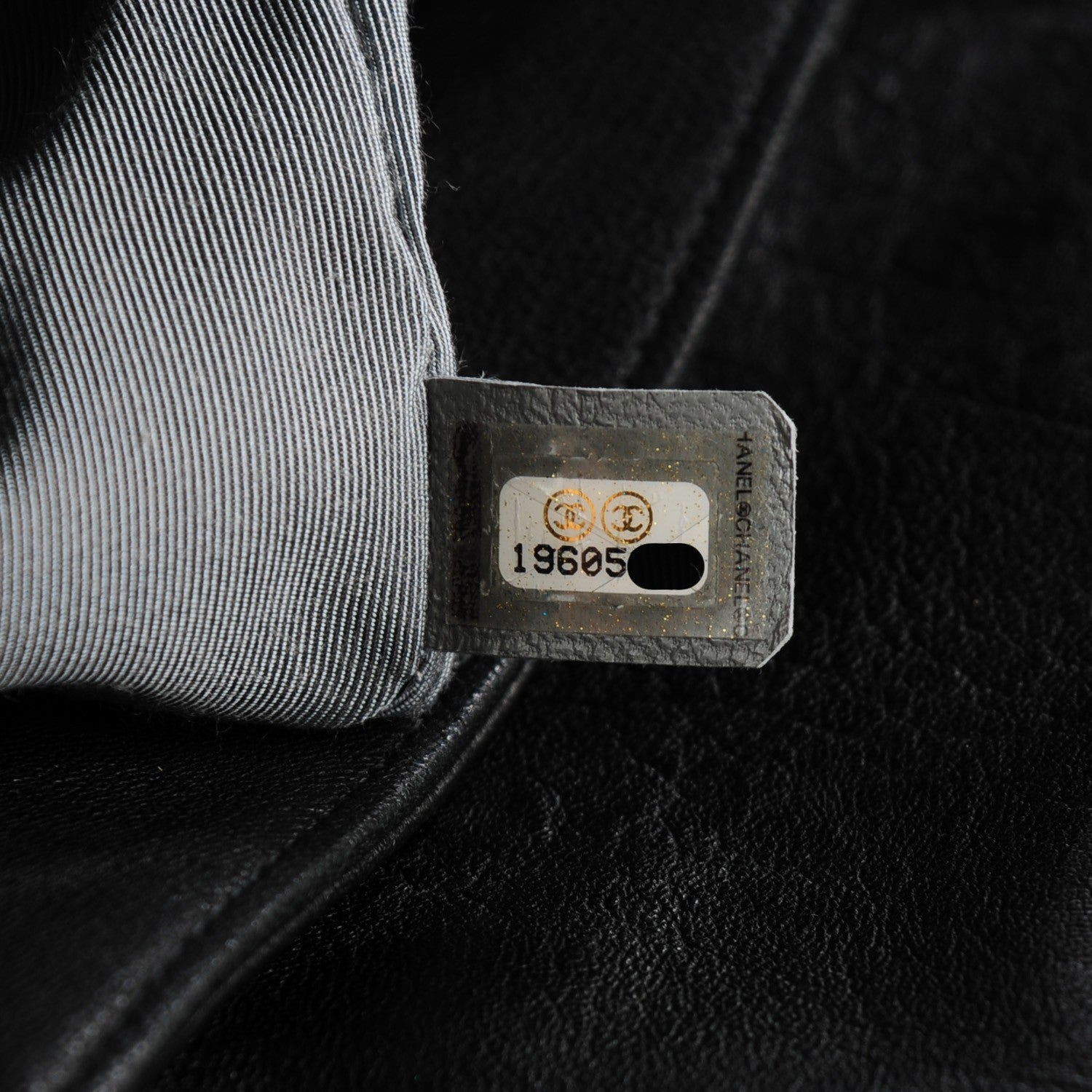 Chanel Crumpled Lambskin Maxi Chain Around Flap Black 7 of 7