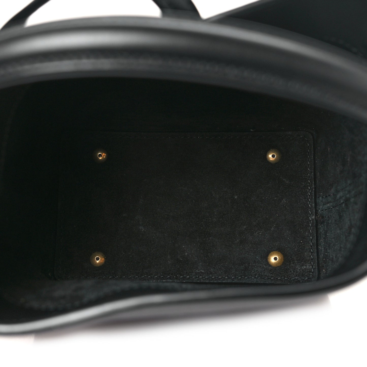 Shiny Calfskin Le 37 Mini Bucket Bag Black