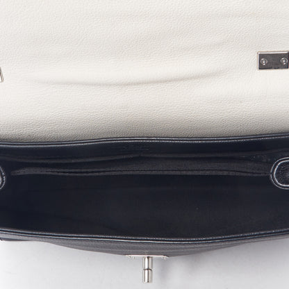 Louis Vuitton Calfskin Mechanical Flowers Lockme II Black White 7 of 11