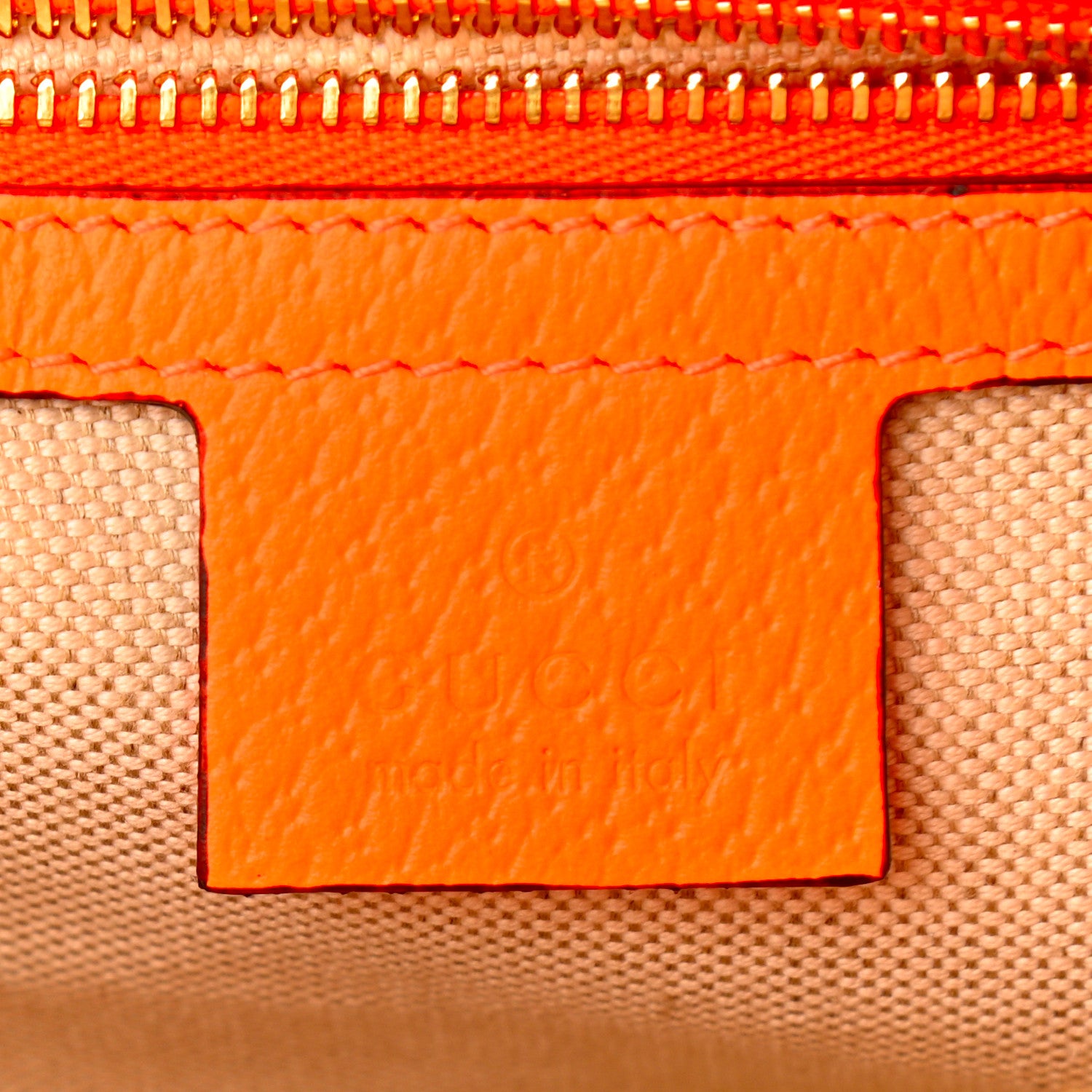 Gucci Canvas Flora Floral Shoulder Bag White Orange Fluo 5 of 9