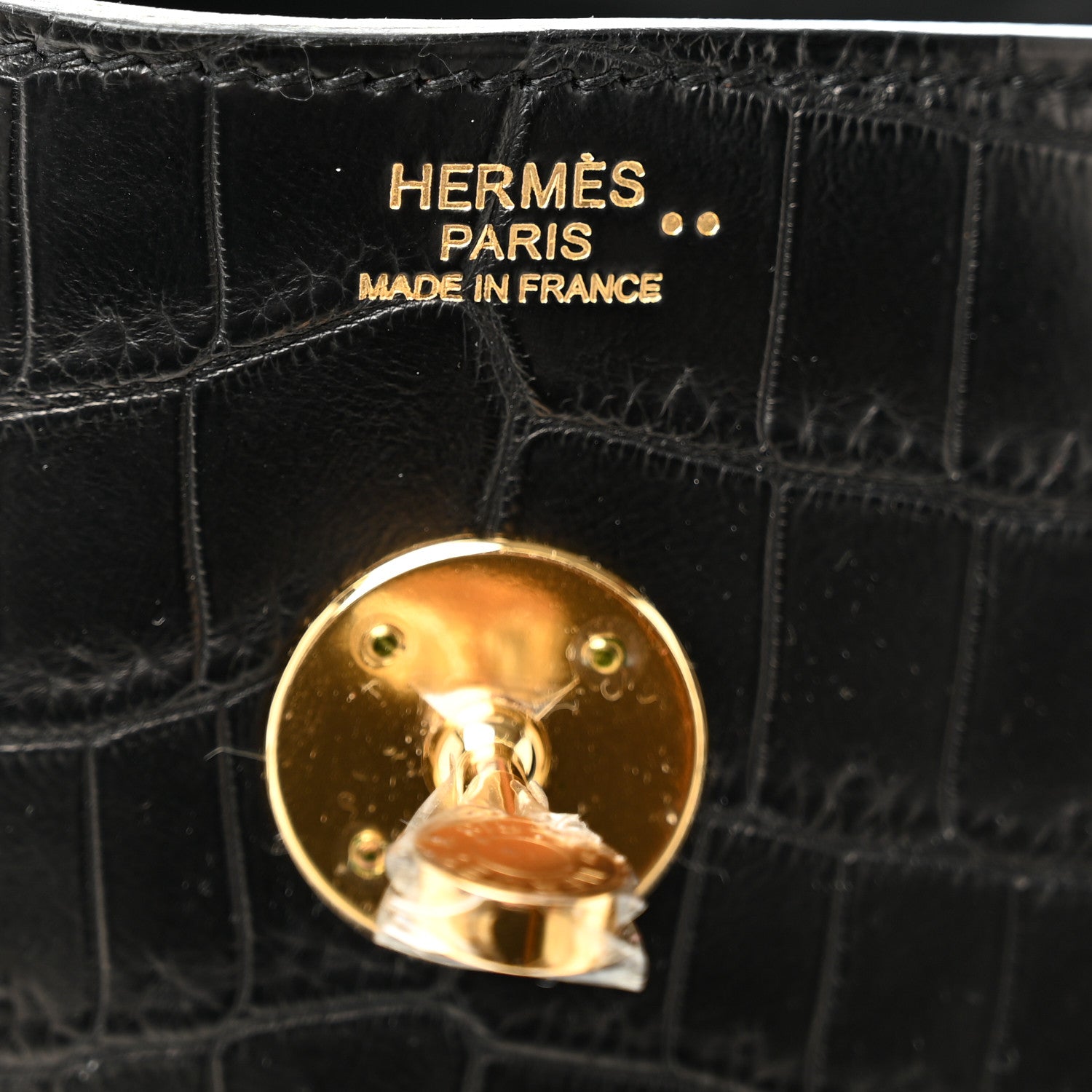 Hermes Matte Niloticus Crocodile Lindy 30 Black 6 of 10