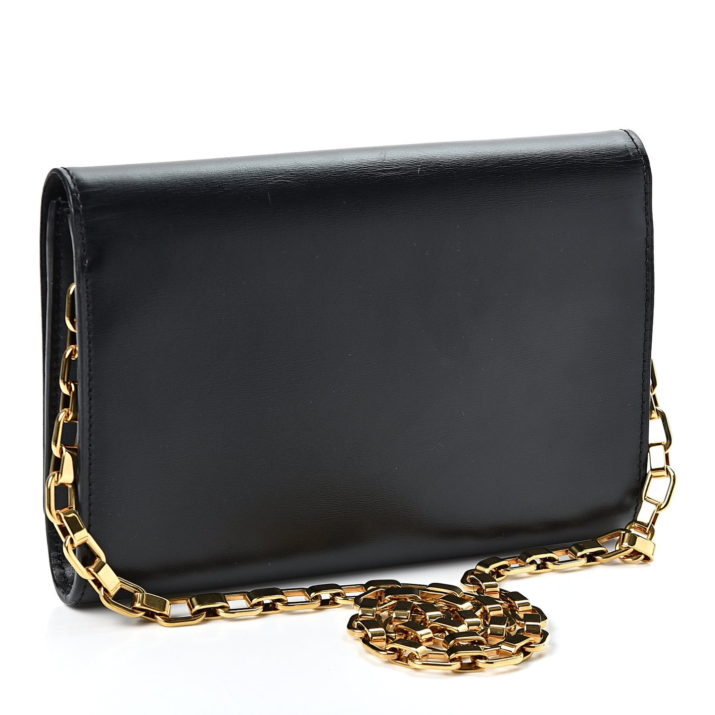 Calfskin Chain Louise MM Black