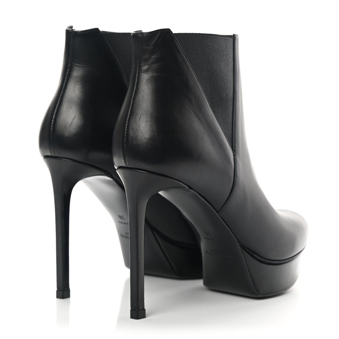 Calfskin Classic Paris Ela 110 Ankle Boots 36 Black