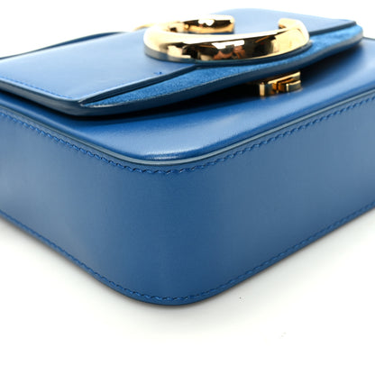 Chloe Shiny Calfskin Suede Mini C Bag Smoky Blue 8 of 9