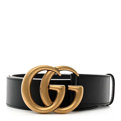 Gucci Calfskin Double G 40mm Belt 85 34 Black 1 of 6