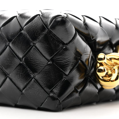 Bottega Veneta Nappa Intrecciato Metallic Knot Mini Loop Camera Bag Black 9 of 9