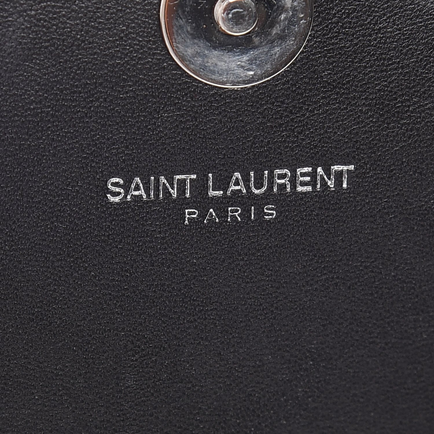 Saint Laurent Suede Fringe Chain Small Monogram Satchel Black 6 of 8