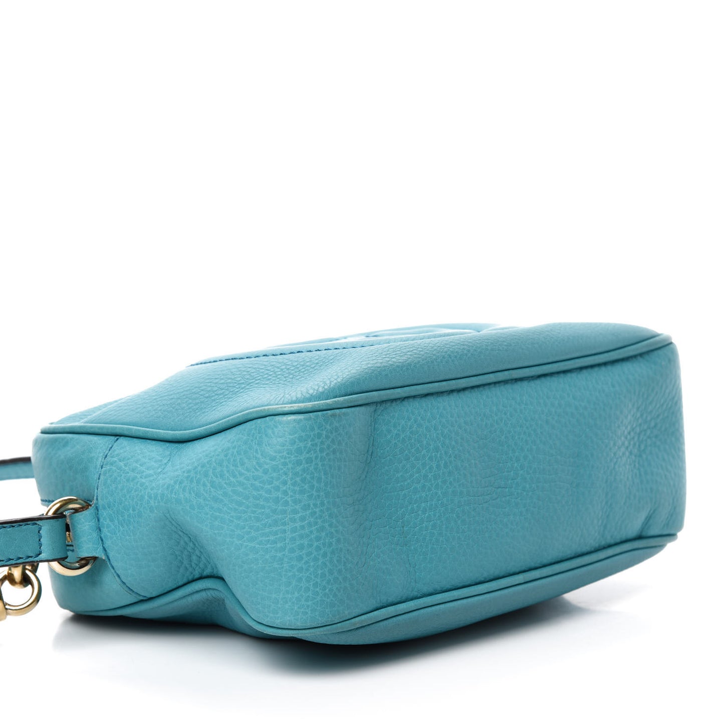 Pebbled Calfskin Small Soho Disco Bag Deep Cobalt
