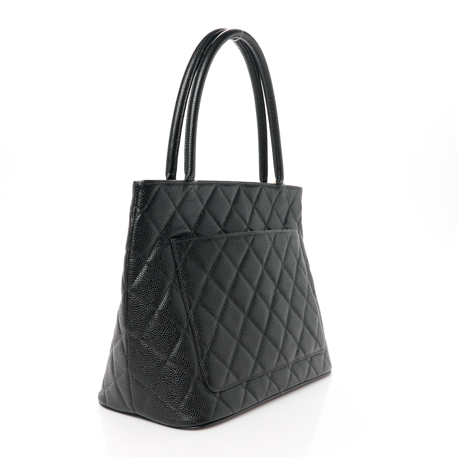 Chanel Caviar Quilted Medallion Tote Black 3 of 11
