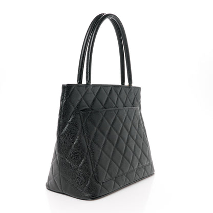 Chanel Caviar Quilted Medallion Tote Black 3 of 11