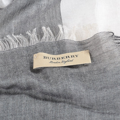 Burberry Modal Wool Giant Check Scarf Dark Trench 4 of 6