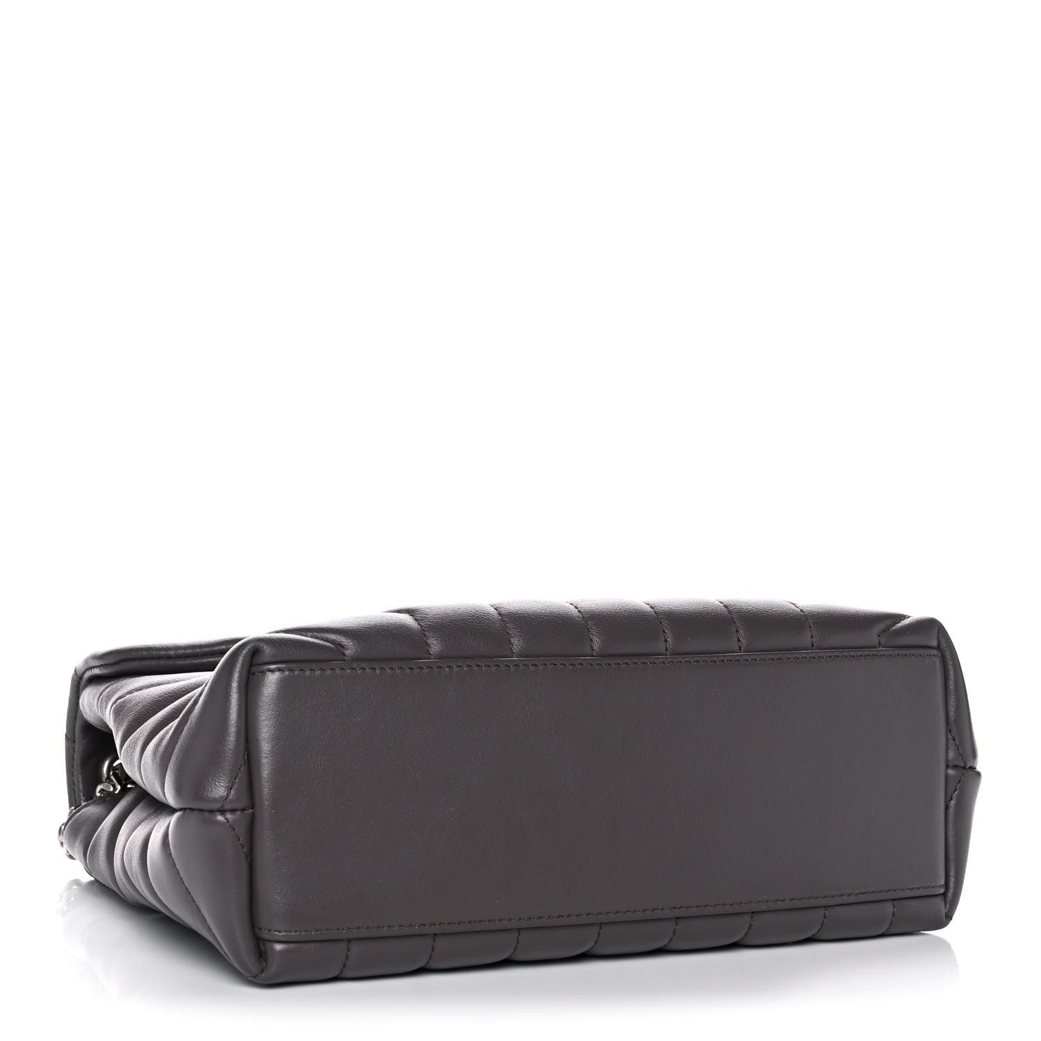 Saint Laurent Calfskin Y Quilted Monogram Small Loulou Chain Satchel Earth 4 of 20