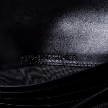 Fendi Zucchino Forever Continental Wallet Black 7 of 12
