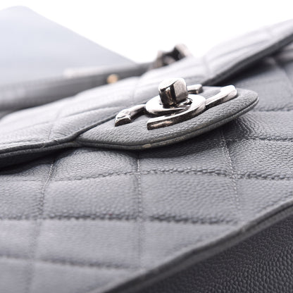 Chanel Caviar Quilted Large Retro Class Flap Grey 14 of 16